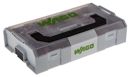 WAGO L-BOXX Mini, 221 Series Lever Connector Set, 2, 3-Way, Cage Clamp Termination