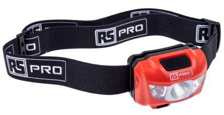 RS PRO LED Head Torch 250 lm, 66 m Range