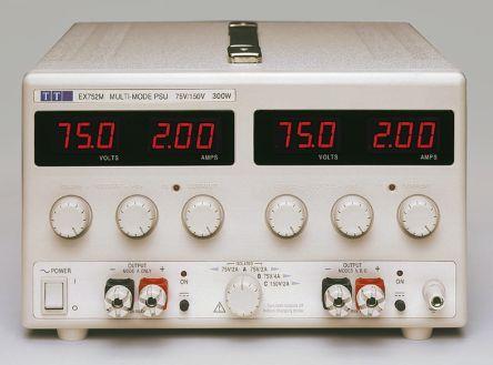 Aim-TTi EX752M Bench Power Supply, 300W, 2 Output, 0 - 75V, 0 - 2A