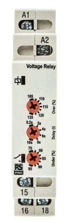 1 PH UNDER & OVER VOLT + TIME DEL RELAY