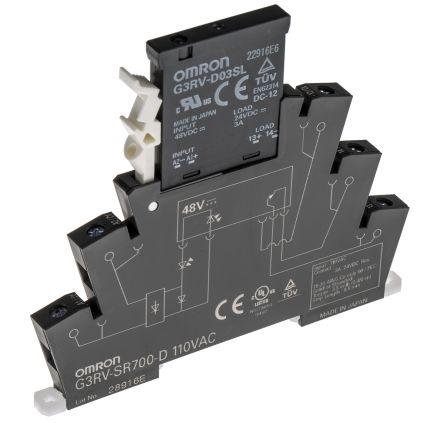 SLIMLINE  SSR 6MM  3 A,, 110VAC