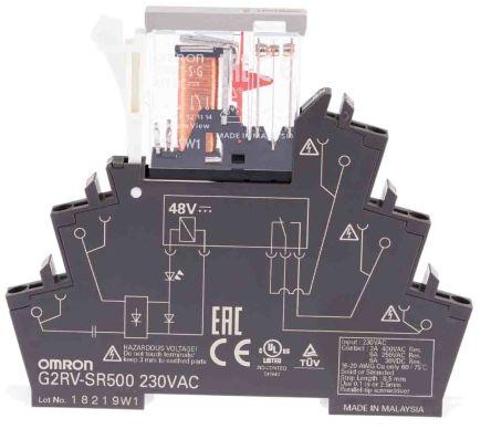 SLIMLINE RELAY 6MM SPDT, 6 A, 230VAC