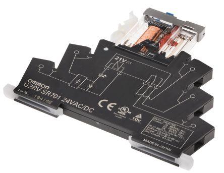 SLIMLINE RELAY 6MM SPDT, 6 A,, 24V AC/DC