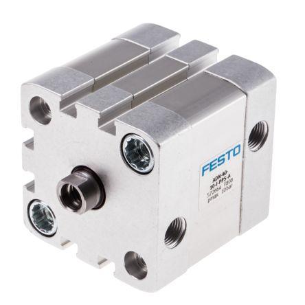 Compact Double Acting Cylinder 40x10 mm