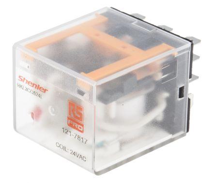 MINIATURE POWER RELAY 10A 3PCO 24VAC