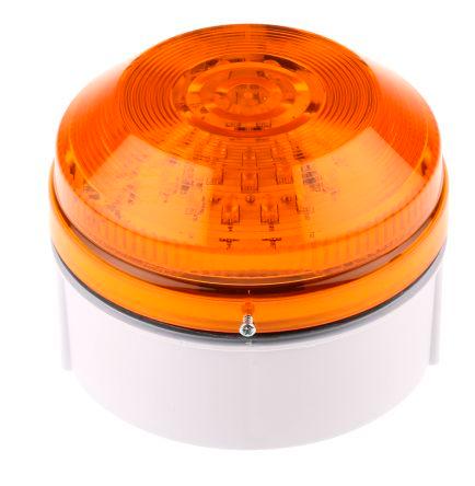 LED195 20-30V White Deep Base Amber