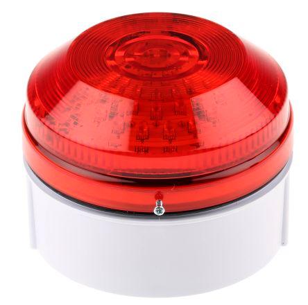 LED195 20-30VAC/DC White Deep Base Red