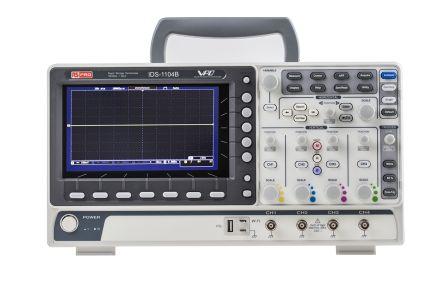 RS PRO IDS1104B Portable Oscilloscope, 100MHz, 4 Analogue Channels