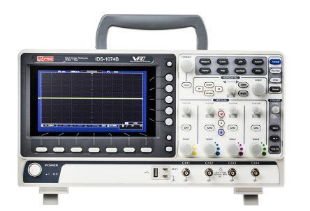 RS PRO IDS1074B Portable Oscilloscope, 70MHz, 4 Analogue Channels