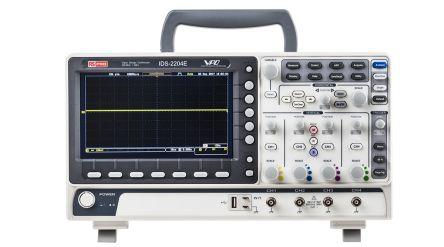 RS PRO IDS2204E Portable Oscilloscope, 200MHz, 4 Analogue Channels