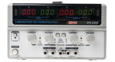 RS PRO Bench Power Supply, 180W, 2 Output, 0 - 30V, 3A