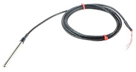 PRTD Pt100, 6mm x 75mm 2 mtr cable