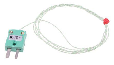 Type K IEC 1/0.2mm Thermocouple+Plug 1m