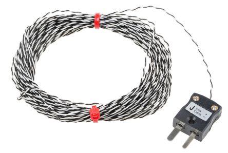 Type J IEC 1/0.2mm Thermocouple+Plug 10m