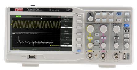 RS PRO RSDS1072CML+ Bench Oscilloscope, 70MHz, 2 Analogue Channels