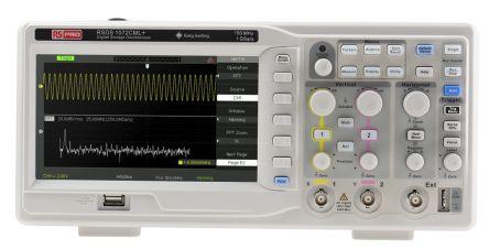 RS PRO RSDS1152CML+ Bench Oscilloscope, 150MHz, 2 Analogue Channels