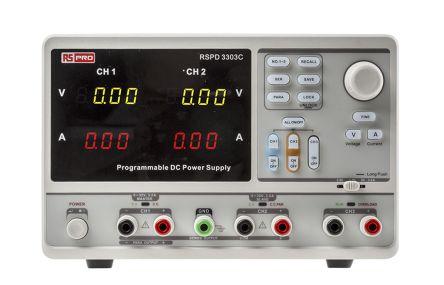 RS PRO Bench Power Supply, 220W, 3 Output, 0 - 32V, 3.2A