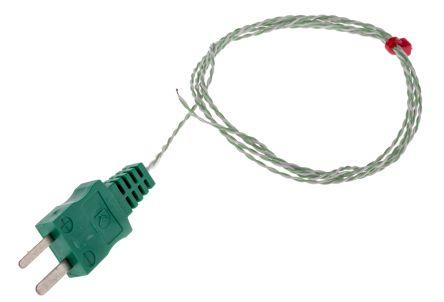 THERMOCOUPLE MINI TYPE K IEC PLUG 1M