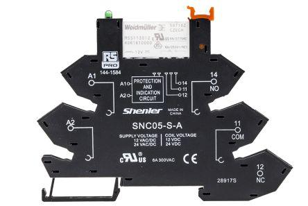 INTERFACE RELAY MODULE SPRING 12VACDC