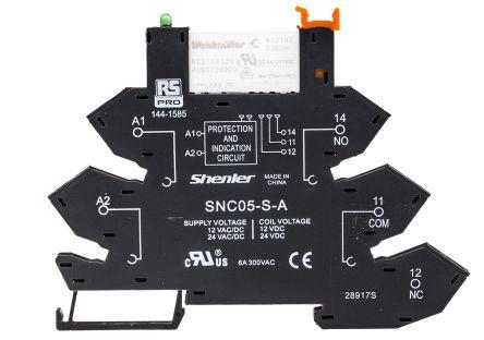 INTERFACE RELAY MODULE SPRING 24VACDC