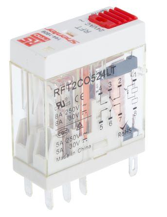PLUG-IN RELAY DPCO 24VAC LED LOCK