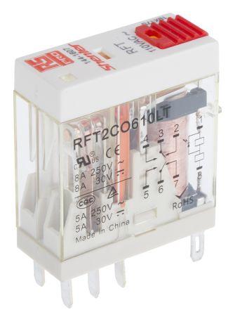 PLUG-IN RELAY DPCO 110VAC LED LOCK