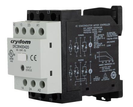 SSR CONTACTOR 3-PHASE REV DIN MT