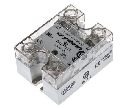 Sensata/Crydom GN Series Solid State Relay, 10 A rms Load, Panel Mount, 660 V ac Load, 280 V ac Control, 84137111