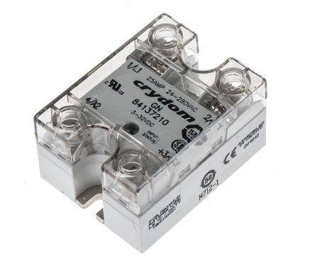 Sensata/Crydom GN Series Solid State Relay, 10 A rms Load, Panel Mount, 280 V ac Load, 32 V dc Control, 84137210