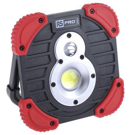 RS PRO Rechargeable LED Work Light, 4 W, 10 W, 4.2 V, IP44