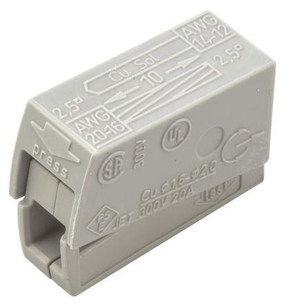 WAGO 224 Series Connector, 24A