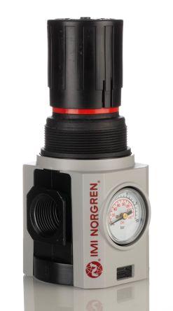 Norgren G 3/4 Pneumatic Regulator - 0.3bar to 10bar, 3/4in, 10bar max. input