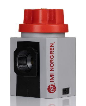 Norgren Locking Shut-Off Valve 3/2 Pneumatic Manual Control Valve Excelon Plus Series, G 3/4, 3/4in, III B