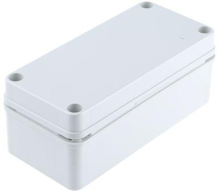 Fibox Piccolo Series Grey Polycarbonate Enclosure, IP66, IP67, Grey Lid, 170 x 80 x 65mm