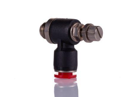 Norgren Pneufit C Series Threaded In-line Regulator, Push In 6mm Tube Inlet Port x Push In 6mm Tube Outlet Port