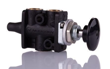 Norgren 3/2 Mechanical Valve 304 Series, G 1/8, 1/8, III B