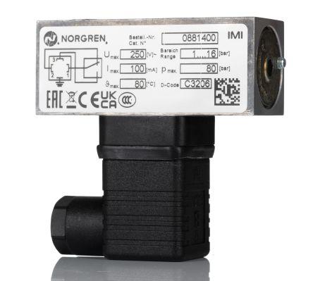 Norgren Pressure Switch, Flange 1bar to 16bar