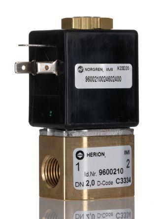 Norgren NC Solenoid Valve - Solenoid G 1/4 96000 Series 24V dc