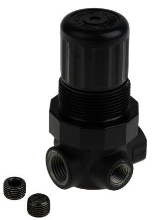 Norgren G 1/4 Pneumatic Regulator - 0.3bar to 10bar, 1/4 in, 20bar max. input