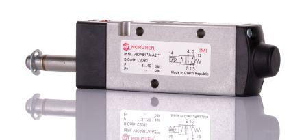 Norgren Pneumatic Solenoid Valve - Solenoid/Spring G 1/8 V60 Series, V60A517A-A2000