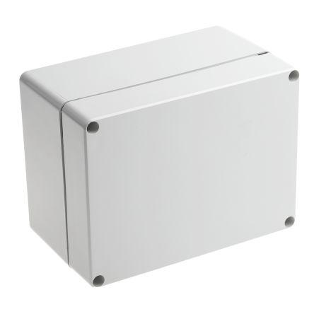 Fibox Grey ABS Enclosure, IP66, IP67, Grey Lid, 160 x 120 x 90mm