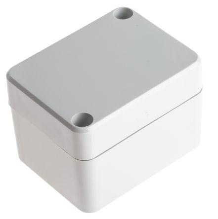 Fibox Grey ABS Enclosure, IP66, IP67, Grey Lid, 65 x 50 x 45mm