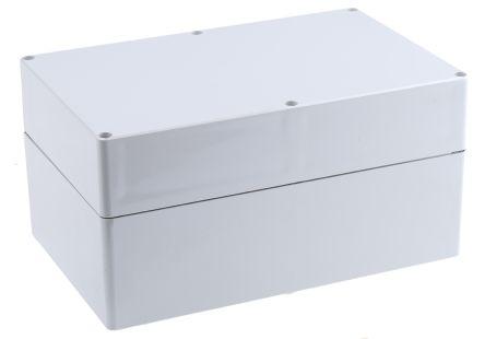 Fibox Euronord II Series Grey Polycarbonate Enclosure, IP66, IP67, Grey Lid, 250 x 160 x 125mm