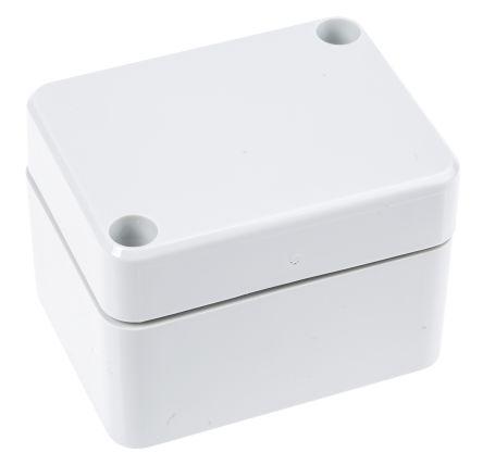 Fibox Euronord II Series Grey Polycarbonate Enclosure, IP66, IP67, Grey Lid, 65 x 50 x 45mm