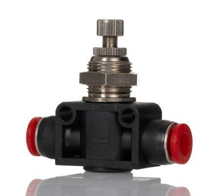 Norgren C00GP Series Tube Flow Regulator, 6mm Tube Inlet Port x 12.5mm Tube Outlet Port