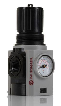 Norgren G 3/8 Pneumatic Regulator - 0.3bar to 10bar, 20bar max. input