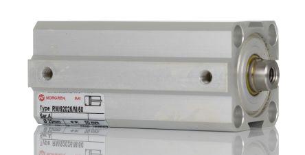 Norgren Pneumatic Cylinder - 25mm Bore, 50mm Stroke, RM/92025/M Series, Double Acting