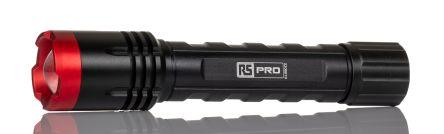 RS PRO LED Torch Black, Red , 147 mm