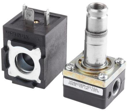 Norgren 2/2 Pneumatic Solenoid Valve - Solenoid/Spring G 1/8 V04 Series 24V dc