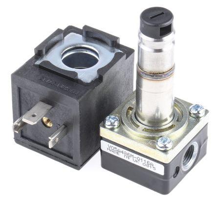 Norgren 3/2 Pneumatic Solenoid Valve - Solenoid/Spring G 1/8 V05 Series 24V dc